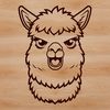 Soft-Spoken South American Camelid A South American camelid animal with soft fur and a gentle expression.
