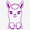 Whimsical Andean Alpaca Illustration Alpaca in a natural environment with Andean-inspired patterns, suitable for vector art and design projects.