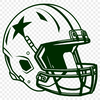 American Football Design Vector An American football with its distinctive shape and laces, ideal for cutting out using a Cricut or laser cutter.