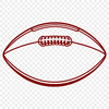 American football icon designed as a vector graphic, suitable for digital cutting and crafting.