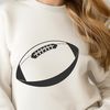 American Football Icon Vector Illustration A high-quality vector illustration of a standard American football.