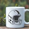 Detailed Football Design for Digital Crafting Illustration of an American football with detailed design for digital crafting and cutting.