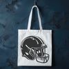 American football helmet and body illustration in vector format.