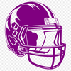 An illustration of a football with laces and a textured surface.