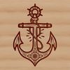 Nautical Themed Anchor Designs A collection of ornate anchor designs suitable for nautical-themed projects and crafts.