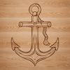 Anchors in various designs for nautical-themed vector art.