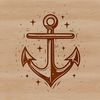 Nautical Anchor Clip Art Designs A set of anchor designs suitable for nautical-themed crafts and DIY projects.