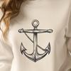 Anchor Digital Art In SVG, PNG, PDF And DXF Formats