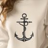 Beautiful Anchor In DXF Format - Free Download