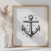 Artistic Anchor In SVG Free Commercial Use Download