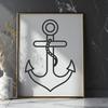 Free Unique Nautical Simple Line Drawing