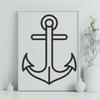 Creative Anchor Stencil - Free PNG Download