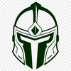 Classic Spartan Helmet Design A detailed illustration of a Spartan warrior, showcasing his iconic helmet and armor.
