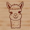 Cute Andean Alpaca Illustration Alpaca vector illustration, suitable for cutting machine designs.
