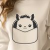 SVG Animal Graphic Design Illustrated alpaca animal graphic, suitable for vector design projects.