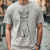 Free Vector Art Alpaca Image A South American camelid animal with a soft fleece coat, standing in a natural landscape.