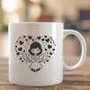 Serene Angel Silhouette with Outstretched Wings A vector illustration of a serene angel with outstretched wings.