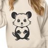 Adorable Wild Possum Illustration A high-quality illustration of a possum in a natural setting.