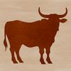 A high-quality silhouette illustration of a cow, suitable for various design projects.