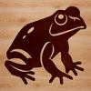 A digital illustration of a toad in various poses, suitable for use as clip art or vector graphics.