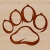 Paw Print Designs in Various Styles Vector illustration of an animal paw print in various sizes and styles.