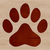 A set of vector paw print designs suitable for commercial and personal projects, created using advanced digital design tools.