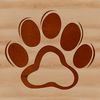 A set of high-quality animal paw prints in vector format.