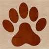 Detailed Paw Illustrations Vector illustration of animal paws with detailed design features.