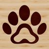 SVG illustration of individual animal paws