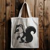 Adorable Cartoon Skunk Image An illustration of a skunk, a type of wild animal known for its distinctive odor.