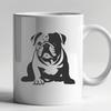 Stunning Bulldog In DXF