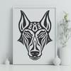 Ornate Dog Decal