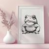 Stunning Toad In PDF & PNG