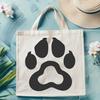 Stunning Paw Print Vector Drawing - Free PNG Download