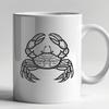 Creative Crab In SVG & DXF