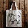 Artistic Sheep Vector Image