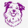 Creative Australian Shepherd In DXF Format - Free Download