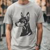 Beautiful Doberman Pinscher - DXF Format