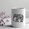 Artistic Elephant In SVG, PNG, PDF And DXF File Formats - Free