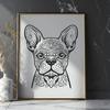 Ornate French Bulldog In PDF For Free Download