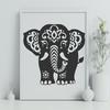 Unique Elephant - SVG Format