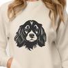 Cocker Spaniel Vector Illustration In DXF File Format For Free Download