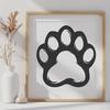 Paw Print Stencil In PNG File Format For Free Download