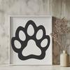 Unique Paw Print Image - Free DXF Download