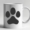 Beautiful Paw Print In SVG, PNG, PDF And DXF File Formats - Free