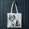 Free Sitting Bulldog Illustration