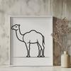 Free Standing Camel SVG