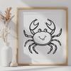 Crab SVG, PNG, PDF And DXF Files