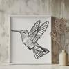 Artistic Hummingbird SVG