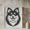 Unique Shetland Sheepdog In SVG For Free Download